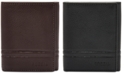 Fossil Men's Wilder Leather Tri-Fold Wallet
